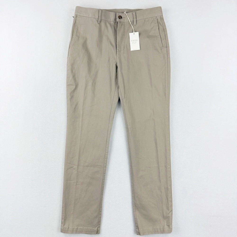 Free Fly Anchor Chino Pant 'Vintage Khaki' / 32x32 Mens / NEW